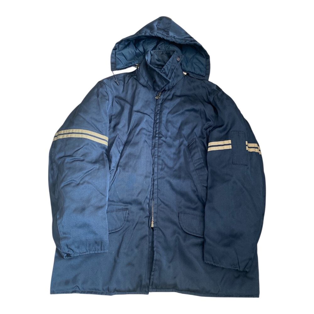 Golden Fleece Industrial Outerwear Vintage Men XL USA Coat Blue 70s